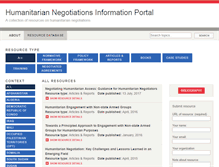 Tablet Screenshot of humanitariannegotiations.org